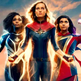 Iman Vellani e o elenco de As Marvels