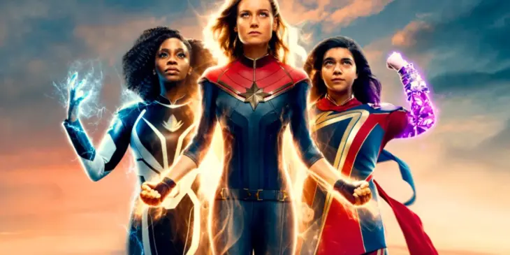 Iman Vellani e o elenco de As Marvels