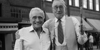 Martin Scorsese e Robert De Niro nos bastidores de Assassinos da Lua das Flores