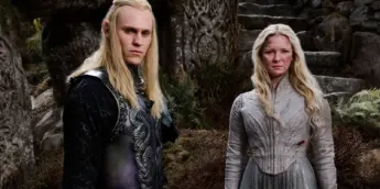 Sauron e Galadriel em Os Anéis de Poder