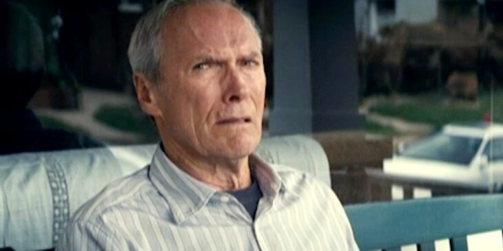 O lendário ator e diretor Clint Eastwood em Gran Torino