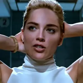 Sharon Stone em Instinto Selvagem
