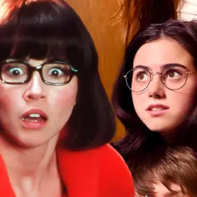 Velma de Linda Cardellini e Abbt Ryder Fortson em Scooby-Doo
