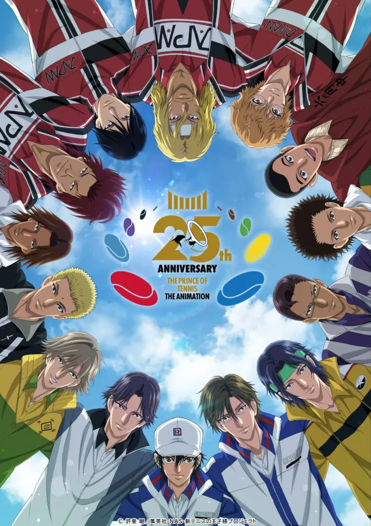 Pôster de 25º aniversário de The Prince of Tennis