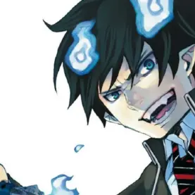 Rin na capa do Volume 1 de Blue Exorcist