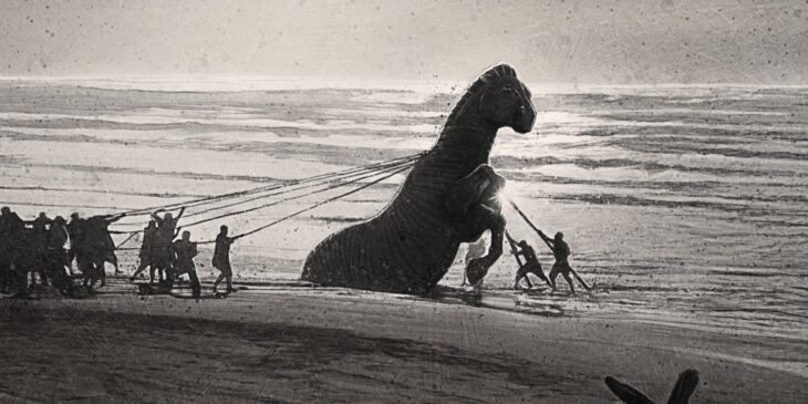 Cavalo de Troia em A Odisseia, de Christopher Nolan