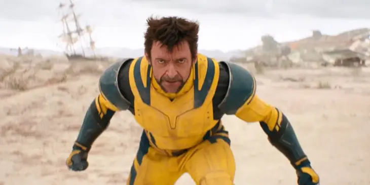 Hugh Jackman com traje do Wolverine no MCU