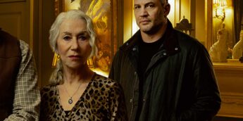 Helen Mirren e Tom Hardy em Terra da Máfia