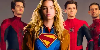 Milly Alcock, a Supergirl, e os atores do Homem-Aranha