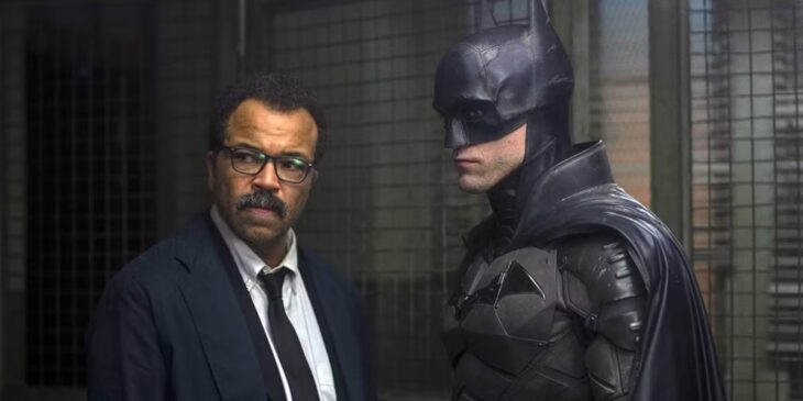 Jeffrey Wright como Gordon e Robert Pattinson como Batman
