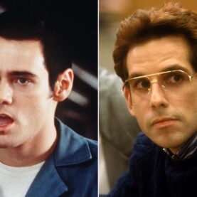 Jim Carrey e Ben Stiller, da comédia de humor negro O Pentelho