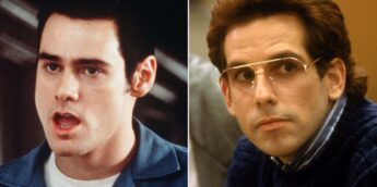 Jim Carrey e Ben Stiller, da comédia de humor negro O Pentelho