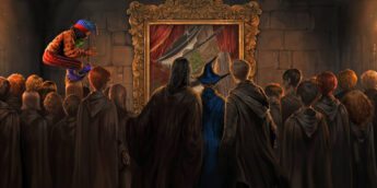 Pirraça, fantasma icônico dos livros de Harry Potter