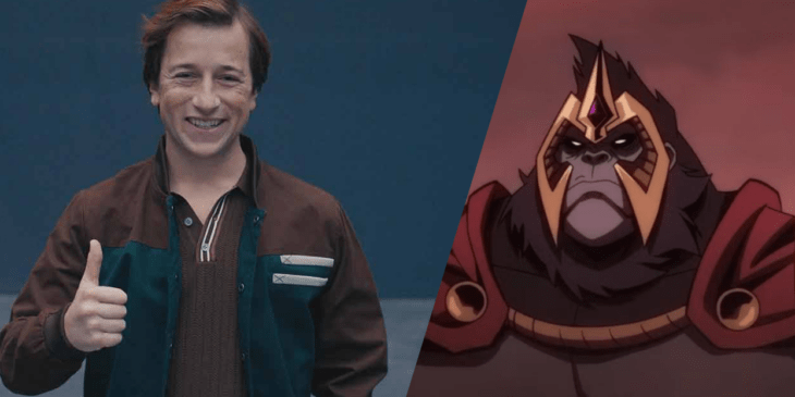 Skyler Gisondo como Jimmy Olsen e o vilão Gorila Grodd