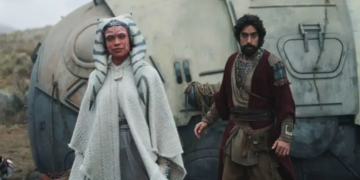 Ahsoka e Ezra Bridger em série