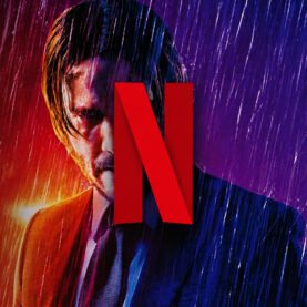John Wick com logo da Netflix