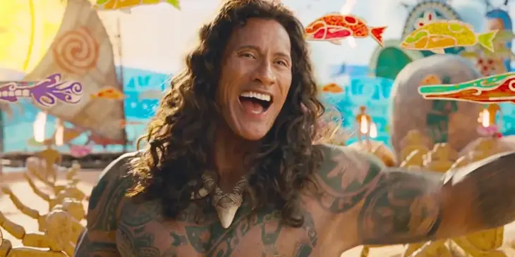 Dwayne Johnson no live-action de Moana