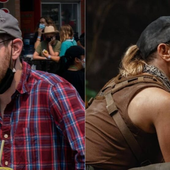 O diretor Ari Aster e a atriz Scarlett Johansson