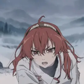 Eris em cena da 3ª temporada de Mushoku Tensei