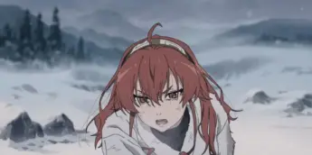 Eris em cena da 3ª temporada de Mushoku Tensei