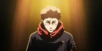 Yuji Itadori em cena de Jujutsu Kaisen: O Jogo do Abate/Migração à Extinção