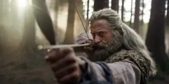 Hugh Jackman em A Morte de Robin Hood