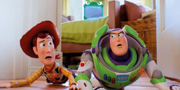 Woody e Buzz em Toy Story 5