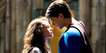 Kate Bosworth como Lois Lane e Brandon Routh como Superman em Superman: O Retorno