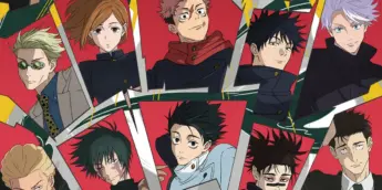 Personagens de Jujutsu Kaisen em arte promocional do Juju Fes 2026
