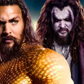 Jason Momoa como Aquaman e Lobo