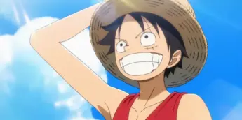 Monkey D. Luffy em cena de The One Piece