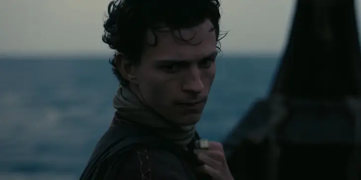 Tom Holland em A Odisseia, de Christopher Nolan