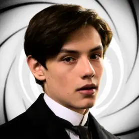 Louis Partridge e James Bond