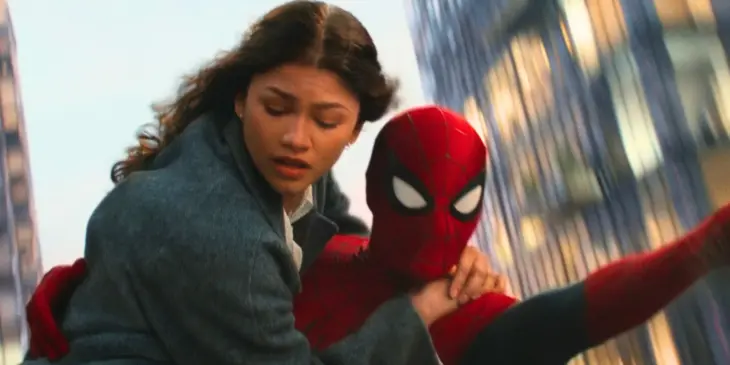 Zendaya e Tom Holland em Homem-Aranha Um Novo Dia