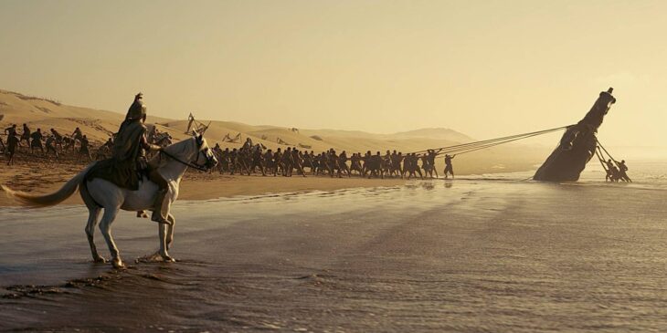 Cena de A Odisseia, de Christopher Nolan