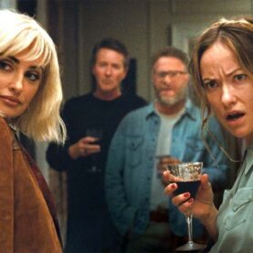 Penélope Cruz, Edward Norton, Seth Rogen e Olivia Wilde em O Convite