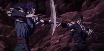 Cena do Episódio 14 de Hokuto no Ken: Fist of the North Star