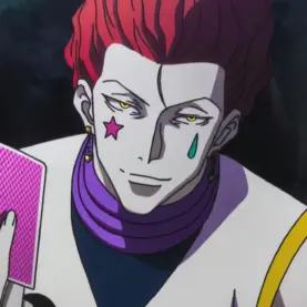 Hisoka em cena de Hunter x Hunter
