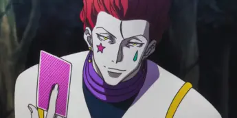 Hisoka em cena de Hunter x Hunter
