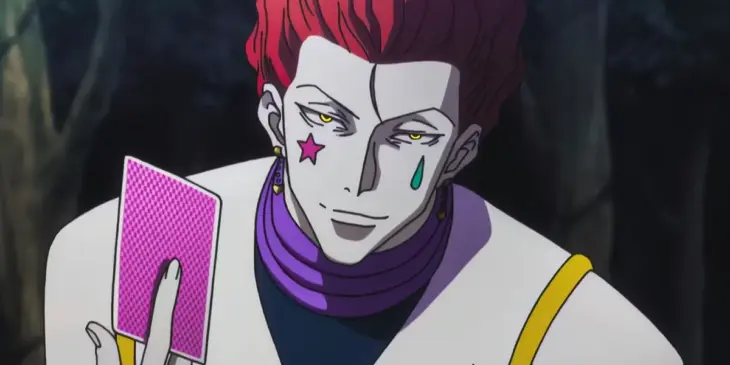 Hisoka em cena de Hunter x Hunter