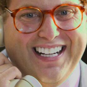 Jonah Hill em O Lobo de Wall Street, de Martin Scorsese
