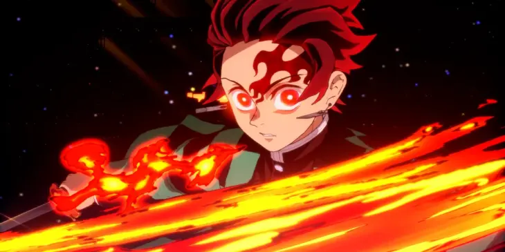 Tanjiro em Demon Slayer: The Hinokami Chronicles 2