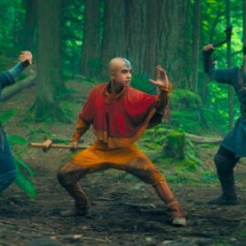 Katara, Aang e Sokka em Avatar O Último Mestre do Ar