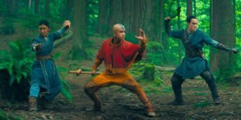 Katara, Aang e Sokka em Avatar O Último Mestre do Ar