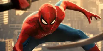 Homem-Aranha diante de ninjas