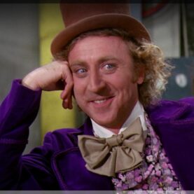 Gene Wilder como Willy Wonka em A Fantástica Fábrica de Chocolate