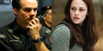 Wagner Moura em Tropa de Elite e Kristen Stewart em Crepúsculo
