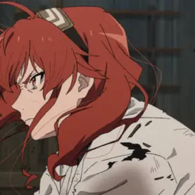 Eris em cena do Episódio 1 da 3ª temporada de Mushoku Tensei: Jobless Reincarnation