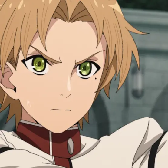 Rudeus em cena do Episódio 2 da 3ª temporada de Mushoku Tensei: Jobless Reincarnation