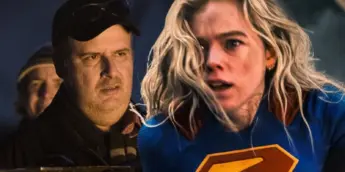 Alex Proyas e Milly Alcock em Supergirl